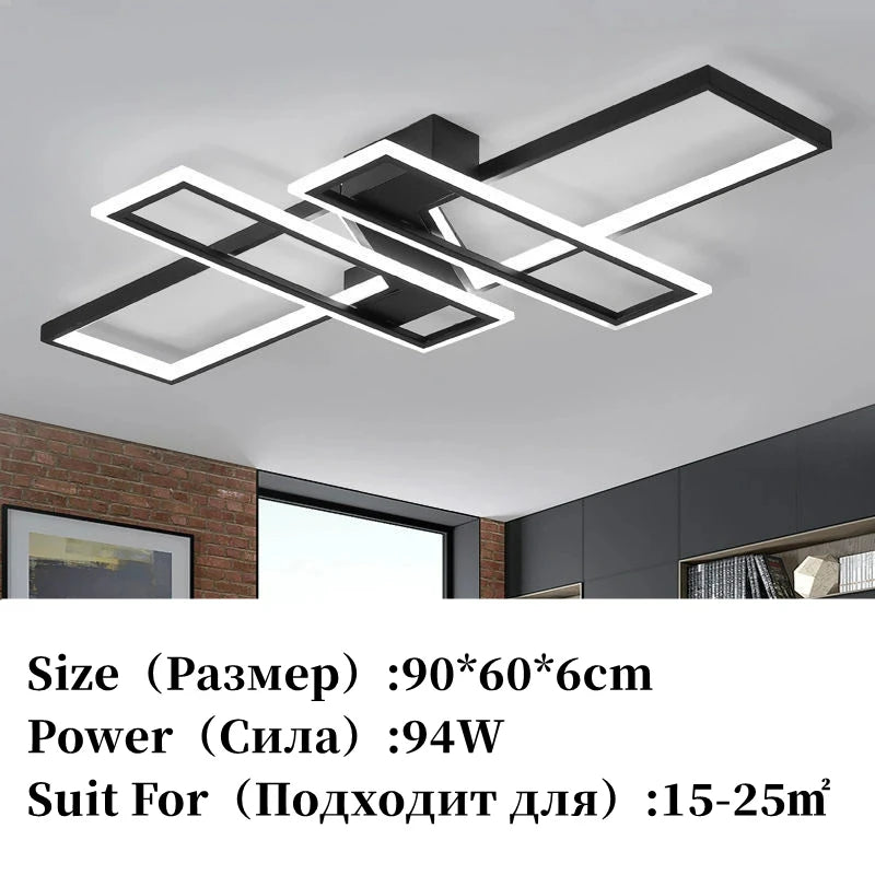 Modern 110V-260V Square LED Minimalist Ceiling Light For Bedrooms Living Rooms Dining Rooms Study Rooms Home Lighting Fixtures