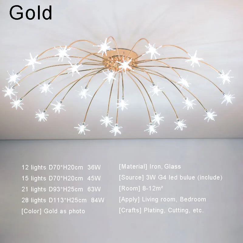 Modern Chandeliers For Living Room Led Lamp Nordic Design Light Fixtures Bedroom Kitchen Foyer Decor Home Lighting Chrome Metal