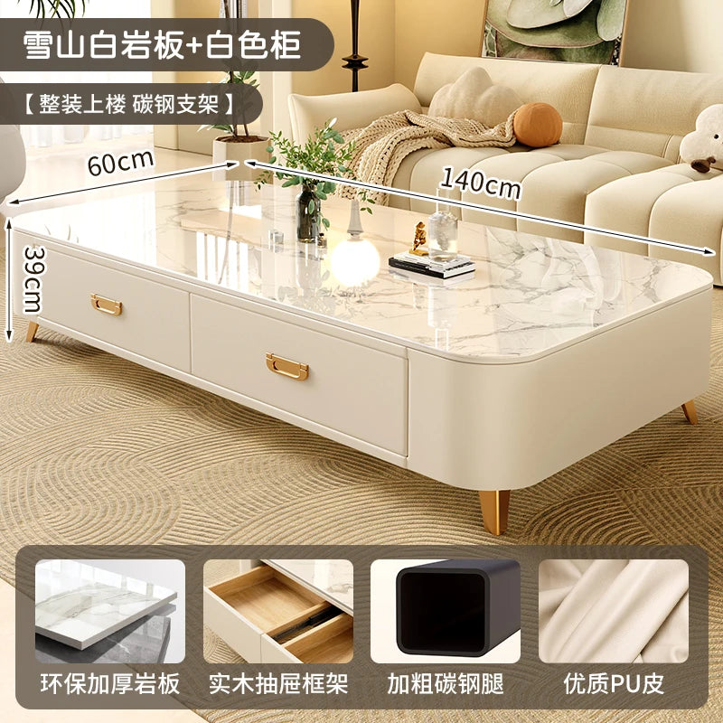 Cheap Cute Coffee Table Clear Simple Designer Modern Luxury Decoration Side Table Writing Mesas Bajas Living Room Furniture