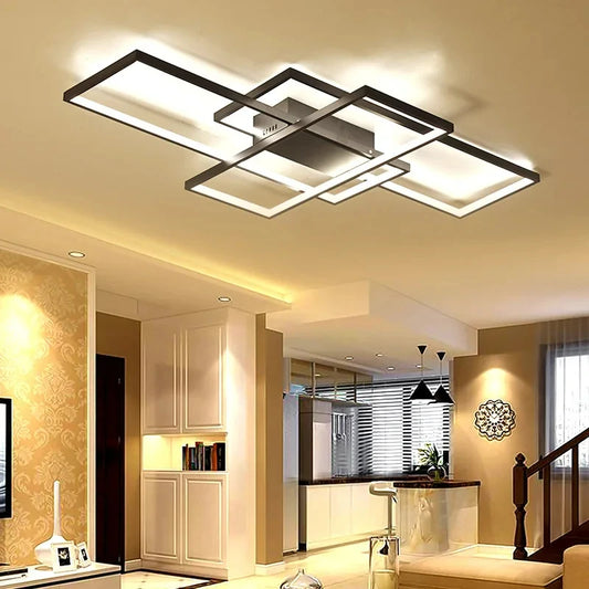 Modern 110V-260V Square LED Minimalist Ceiling Light For Bedrooms Living Rooms Dining Rooms Study Rooms Home Lighting Fixtures