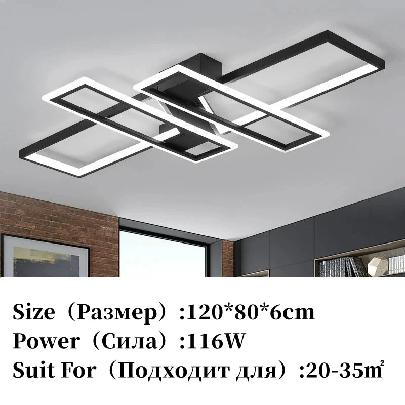 Modern 110V-260V Square LED Minimalist Ceiling Light For Bedrooms Living Rooms Dining Rooms Study Rooms Home Lighting Fixtures