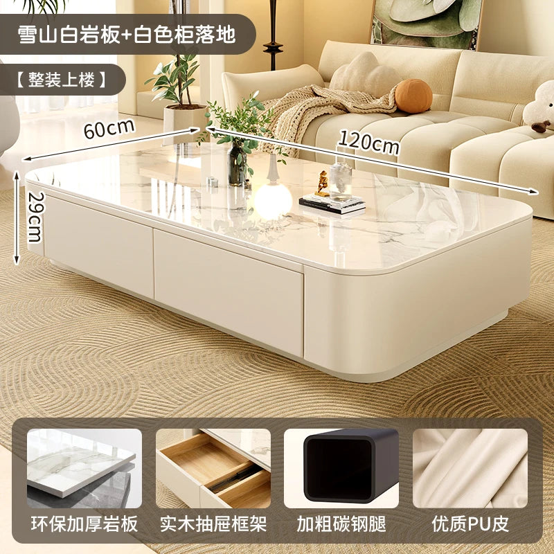 Cheap Cute Coffee Table Clear Simple Designer Modern Luxury Decoration Side Table Writing Mesas Bajas Living Room Furniture