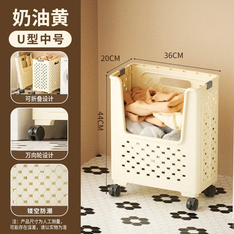 Foldable Laundry Basket Hamper Large Capacity Clothes Storage Organizer With Handles For Bathroom Bedroom Home Organization