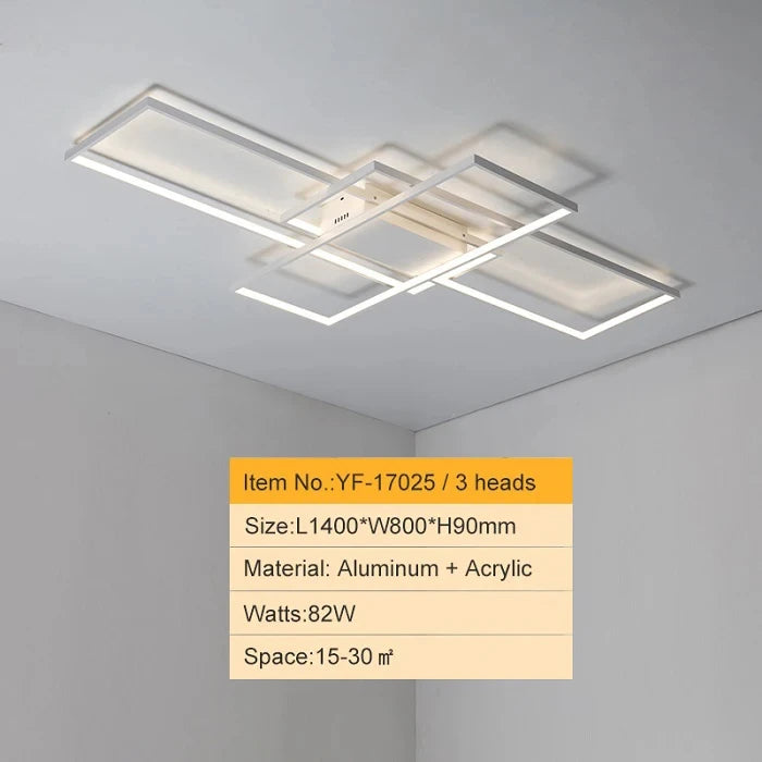Modern 110V-260V Square LED Minimalist Ceiling Light For Bedrooms Living Rooms Dining Rooms Study Rooms Home Lighting Fixtures