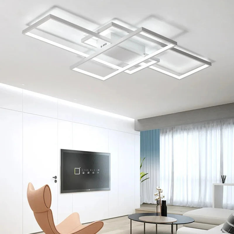 Modern 110V-260V Square LED Minimalist Ceiling Light For Bedrooms Living Rooms Dining Rooms Study Rooms Home Lighting Fixtures