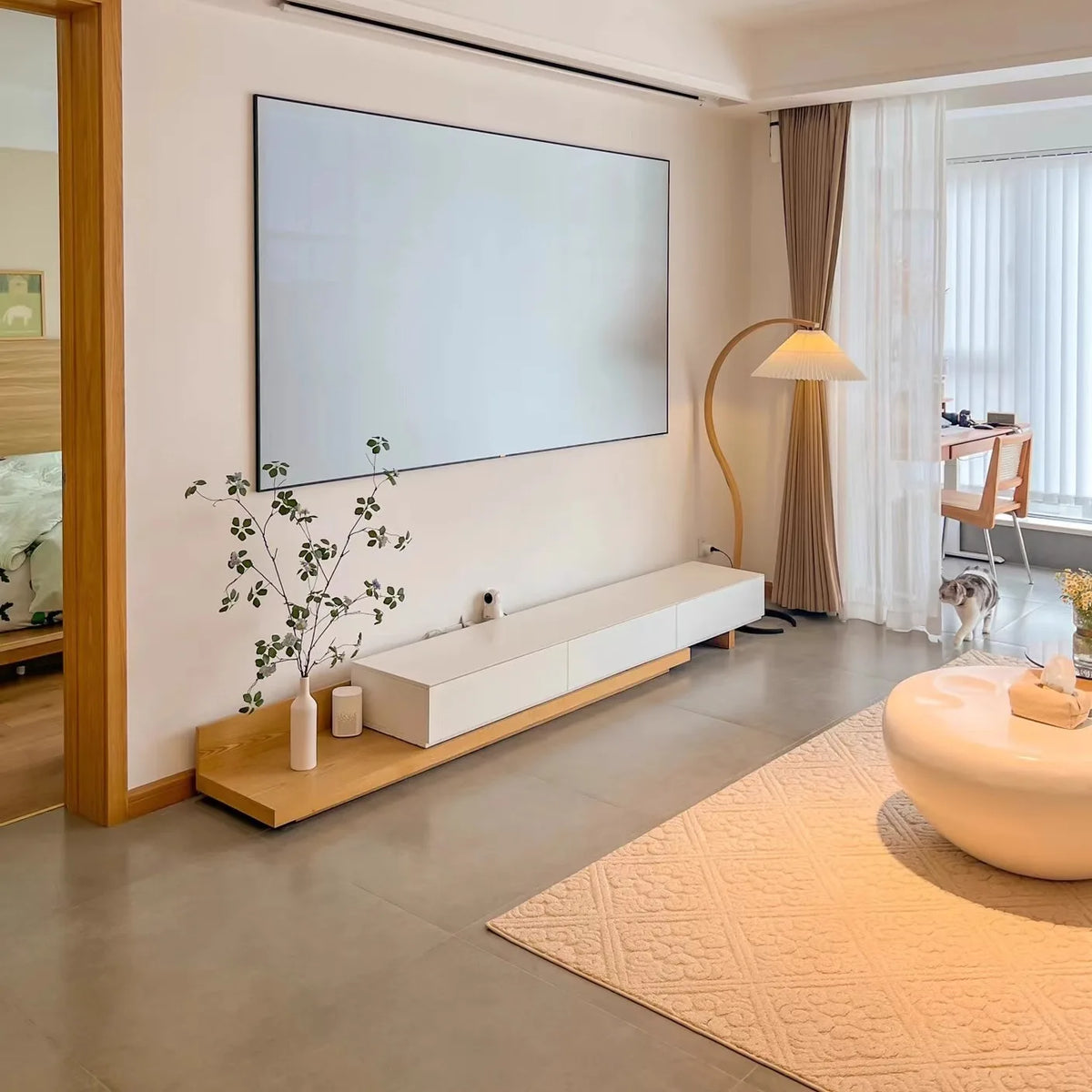 Nordic Unique Tv Consoles Cabinet Modern Minimalist Boho Simple Tv Stands Space Saving Fernsehschrank Living Room Furniture