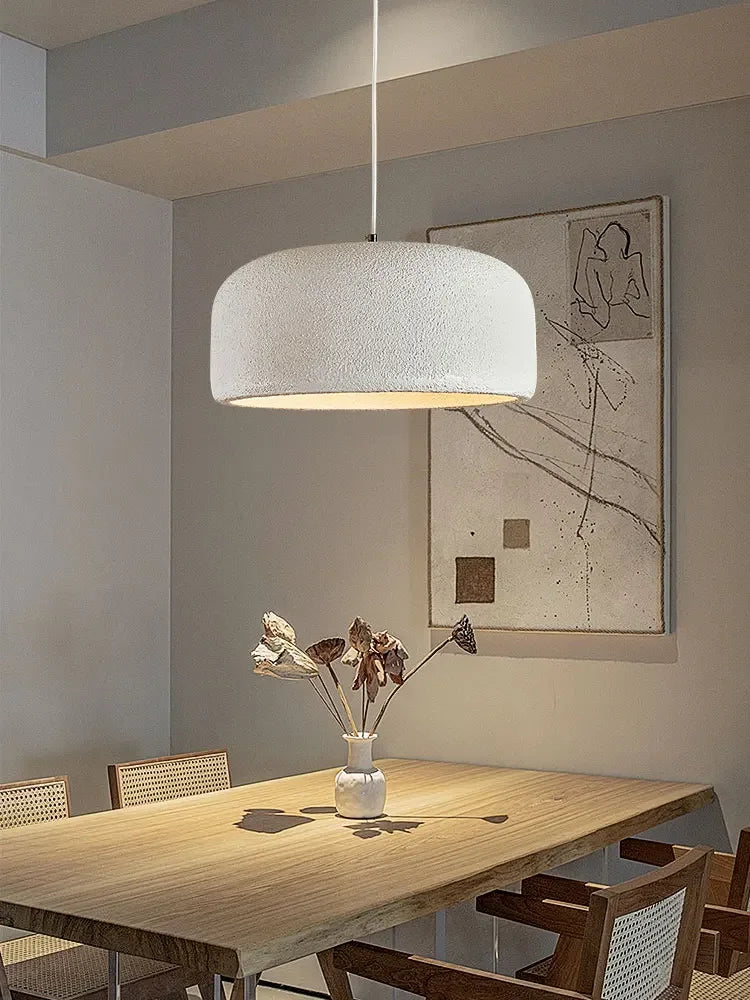 Wabi Sabi Nordic Loft Pendant Lamp E27 LED Minimalist Cord Design for Bar Restaurant Home Lighting Fixture