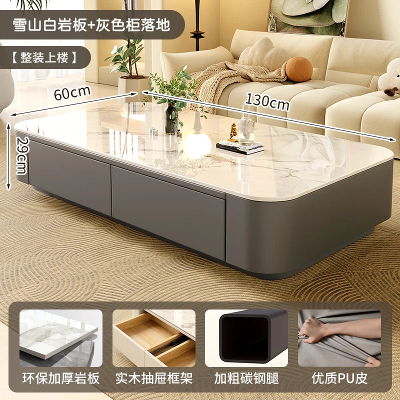 Cheap Cute Coffee Table Clear Simple Designer Modern Luxury Decoration Side Table Writing Mesas Bajas Living Room Furniture