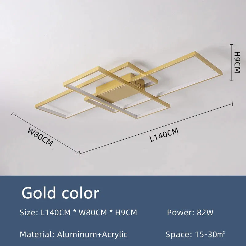 Modern 110V-260V Square LED Minimalist Ceiling Light For Bedrooms Living Rooms Dining Rooms Study Rooms Home Lighting Fixtures