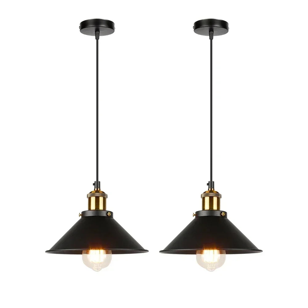 Vintage 3Light E27 Pendant Light Chandelier for Living Room Dining Bedroom Hanging Lamp Home Lighting Fixture