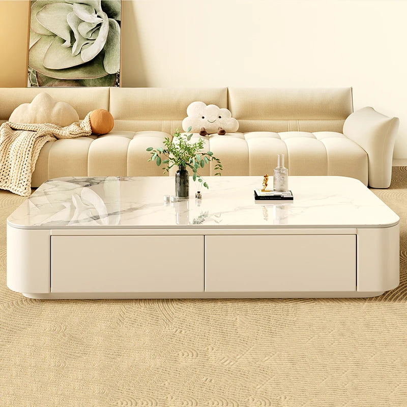 Cheap Cute Coffee Table Clear Simple Designer Modern Luxury Decoration Side Table Writing Mesas Bajas Living Room Furniture