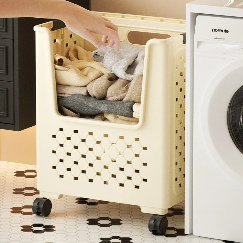 Foldable Laundry Basket Hamper Large Capacity Clothes Storage Organizer With Handles For Bathroom Bedroom Home Organization