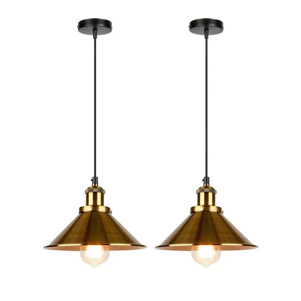 Vintage 3Light E27 Pendant Light Chandelier for Living Room Dining Bedroom Hanging Lamp Home Lighting Fixture