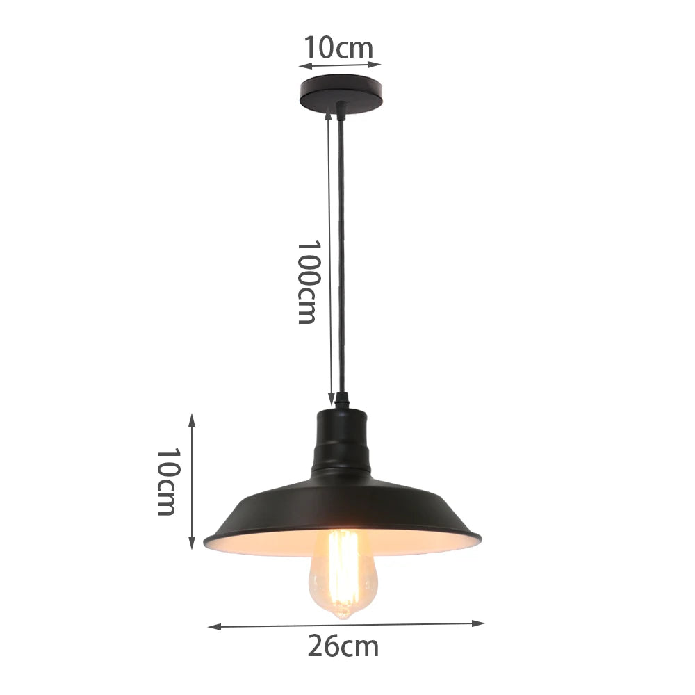 Vintage Pendant Light Retro Loft Chandelier Pendant Lamp E27 Industrial Hanging Lights LED Edison Home Lighting for Living Room
