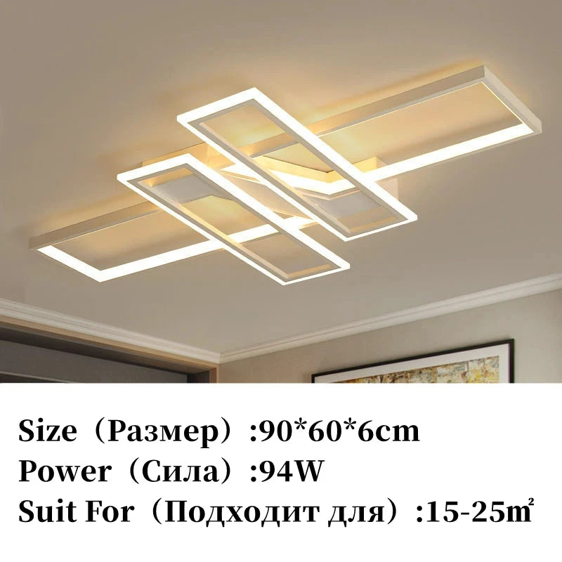 Modern 110V-260V Square LED Minimalist Ceiling Light For Bedrooms Living Rooms Dining Rooms Study Rooms Home Lighting Fixtures