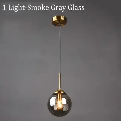 Modern Art Glass Ball LED Chandelier Kitchen Dining Room Bedhead Wall Store Interior Chandelier Home Lighting Decoration