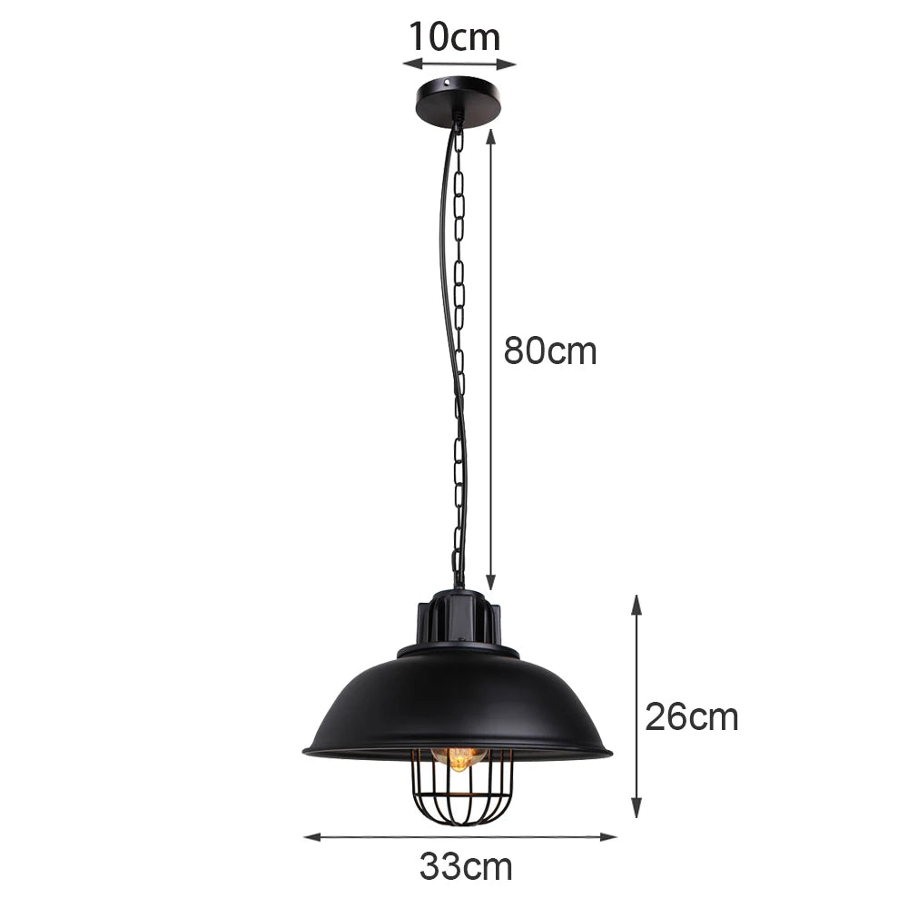 Vintage Pendant Light Retro Loft Chandelier Pendant Lamp E27 Industrial Hanging Lights LED Edison Home Lighting for Living Room