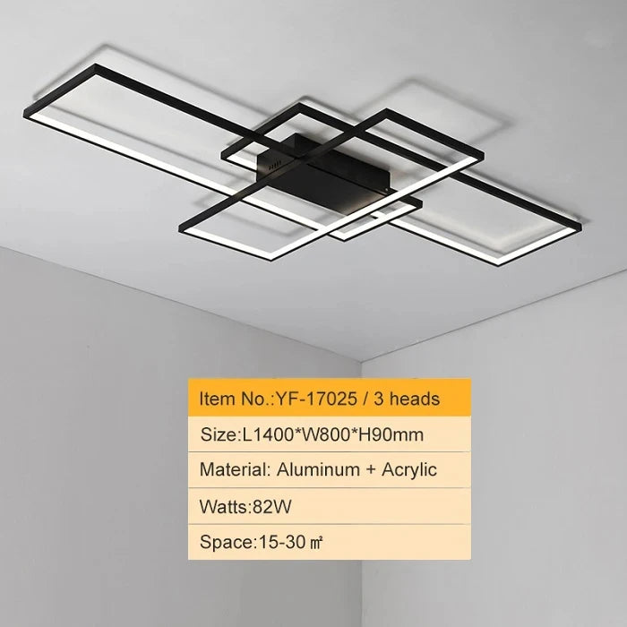 Modern 110V-260V Square LED Minimalist Ceiling Light For Bedrooms Living Rooms Dining Rooms Study Rooms Home Lighting Fixtures