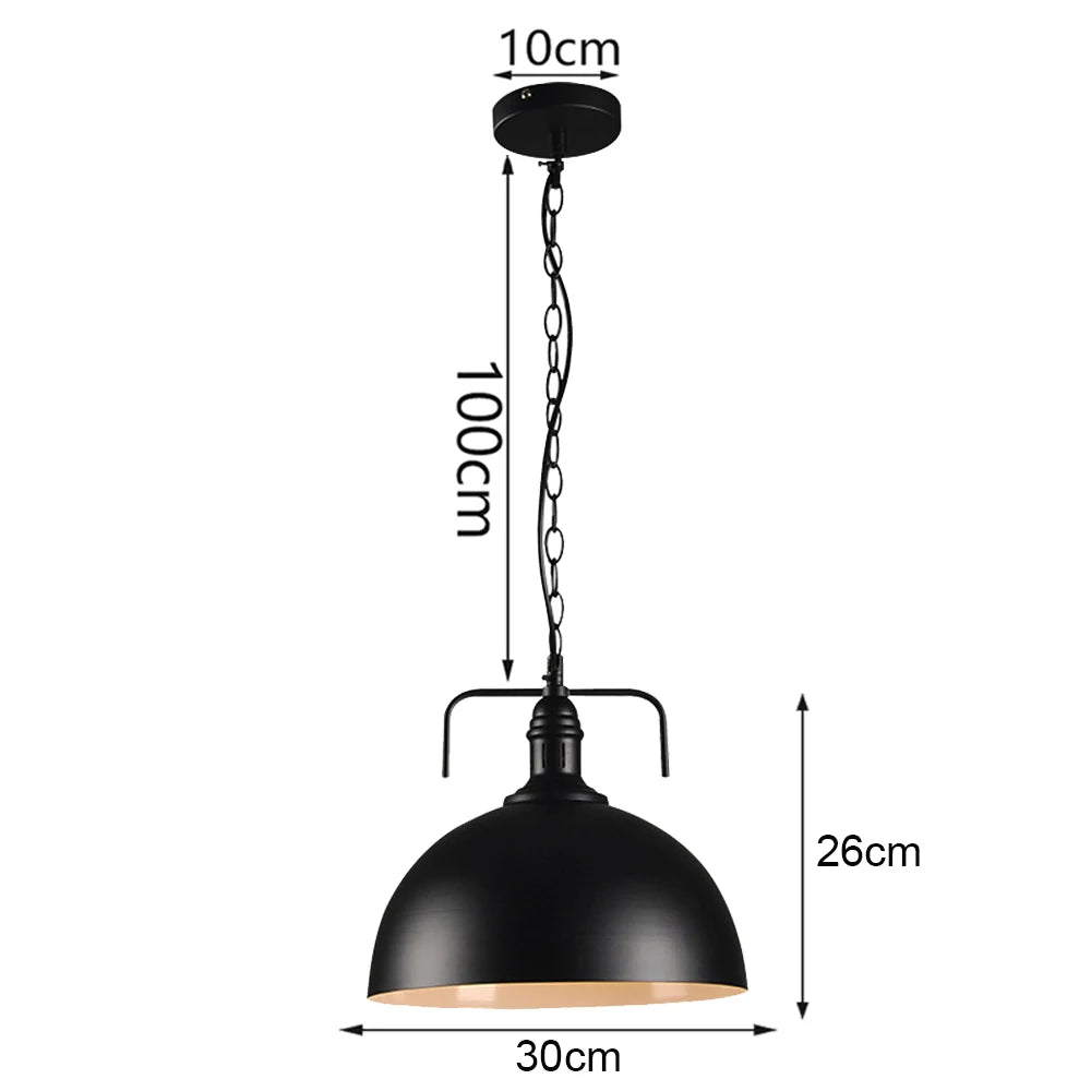 Vintage Pendant Light Retro Loft Chandelier Pendant Lamp E27 Industrial Hanging Lights LED Edison Home Lighting for Living Room