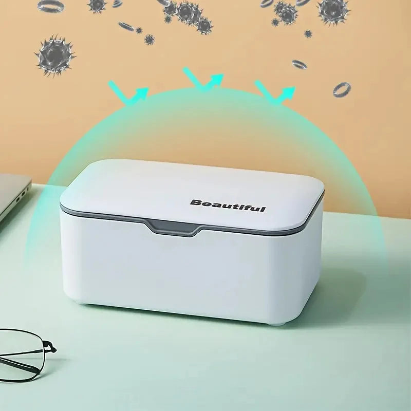 Multi-Functional Tissue Storage Box with Secure Seal Cover Wet Wipe Holder with Dust-Proof Lid Storage Bin for Home Organization