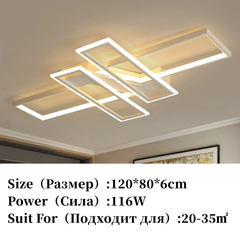 Modern 110V-260V Square LED Minimalist Ceiling Light For Bedrooms Living Rooms Dining Rooms Study Rooms Home Lighting Fixtures
